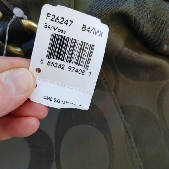 Coach Campbell Satchel Moss Green - Picture 3 of 7